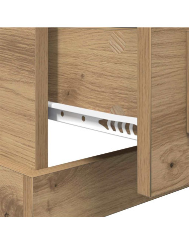 Armadio da Notte rovere artigianale 50 x 50 x 60 cm