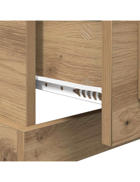 Armadio da Notte rovere artigianale 50 x 50 x 60 cm