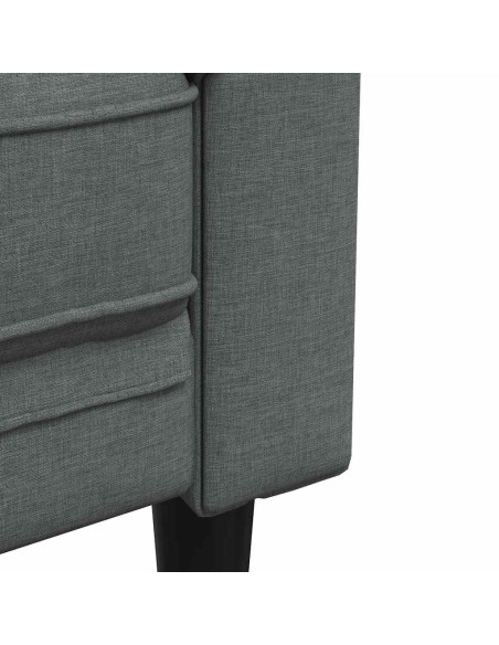 Poltrona Chesterfield Altro Grigio scuro 78.5 x 74.5 x 74.5 cm