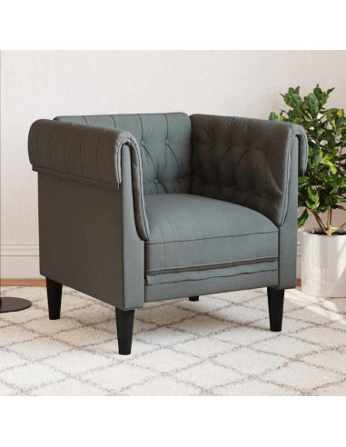 Poltrona Chesterfield Altro Grigio scuro 78.5 x 74.5 x 74.5 cm