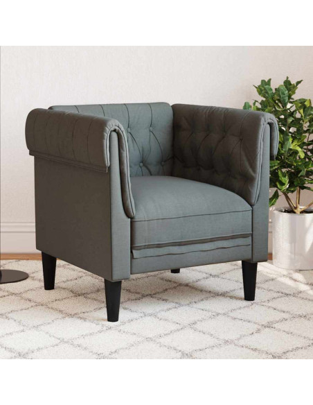 Poltrona Chesterfield Altro Grigio scuro 78.5 x 74.5 x 74.5 cm
