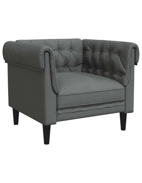 Poltrona Chesterfield Altro Grigio scuro 78.5 x 74.5 x 74.5 cm