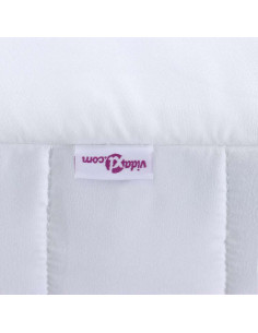 Materasso in schiuma Bianco 80 x 200 cm Tessuto 2