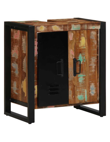 Set di mobili per il bagno 4 pcs Legno massello riciclato