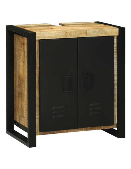 Set di mobili per il bagno 4 pcs Legno di mango massello