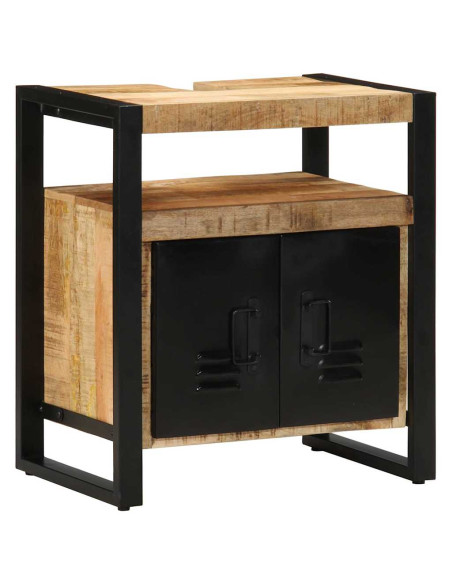 Set di mobili per il bagno 4 pcs Legno di mango massello