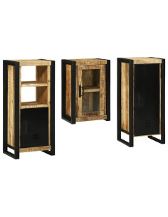 Set di mobili per il bagno 3 pcs Legno di mango massello 2