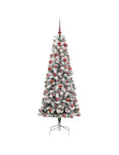 Albero di Natale Artificiale con Rami Pieghevoli 180 cm