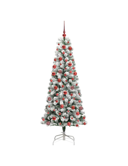 Albero di Natale Artificiale con Rami Pieghevoli 180 cm