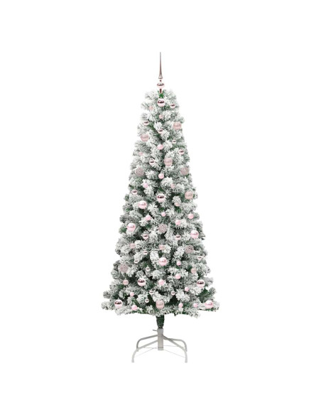 Albero di Natale Artificiale con Rami Pieghevoli 180 cm