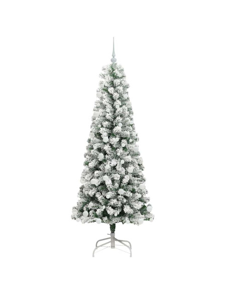 Albero di Natale Artificiale con Rami Pieghevoli 180 cm