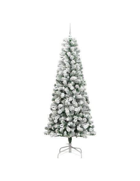 Albero di Natale Artificiale con Rami Pieghevoli 210 cm