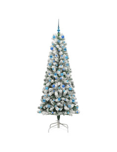 Albero di Natale Artificiale con Rami Pieghevoli 210 cm