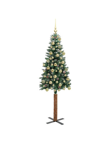 Albero di Natale snodato con 300 LED con supporto Verde 180 cm