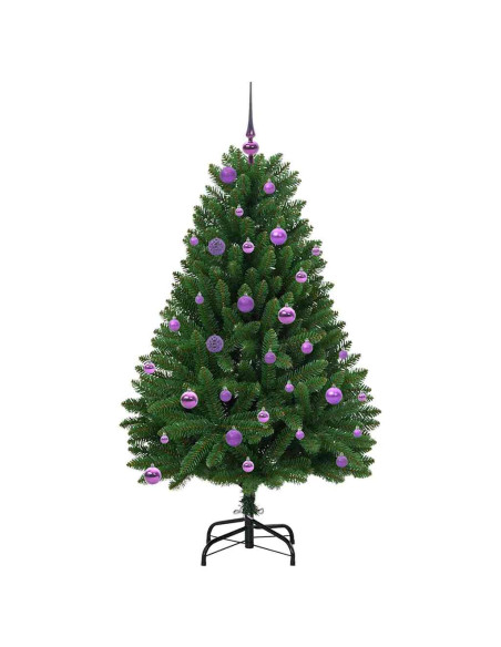 Albero di Natale artificiale Verde 150 cm PVC e Metallo