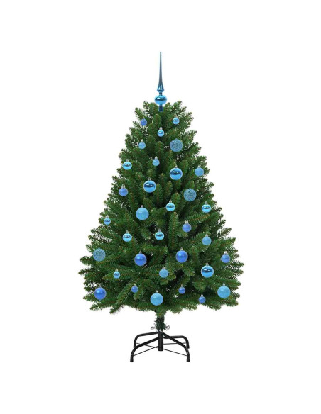 Albero di Natale artificiale Verde 150 cm PVC e Metallo