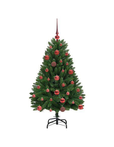 Albero di Natale artificiale Verde 120 cm PVC e Metallo