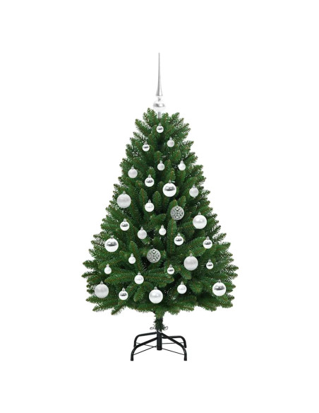 Albero di Natale artificiale Verde 120 cm PVC e Metallo