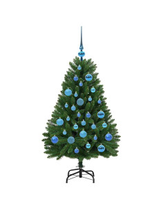Albero di Natale artificiale Verde 120 cm PVC e Metallo