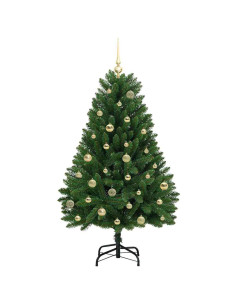 Albero di Natale artificiale Verde 150 cm PVC e Metallo