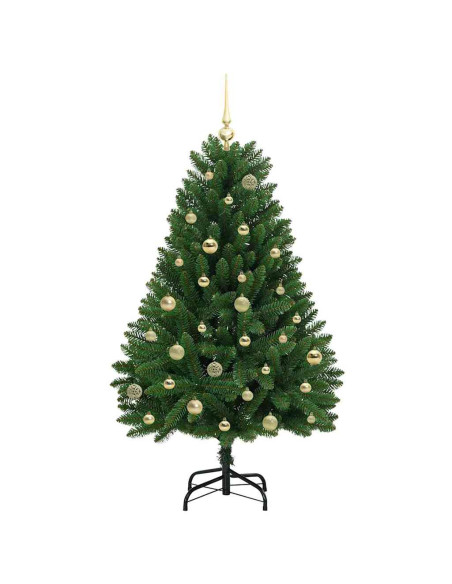 Albero di Natale artificiale Verde 150 cm PVC e Metallo