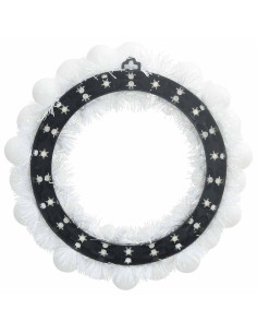 Corone di Palline di Natale 2 pcs Bianco 33 x 33 x 7 cm