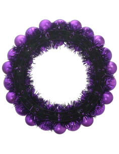 Corone di Palline di Natale 2 pcs Lillà 33 x 33 x 7 cm