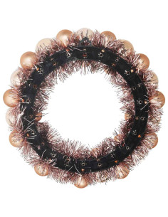 Corone di Palline di Natale 2 pcs Oro rosa 33 x 33 x 7 cm