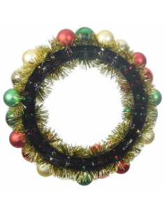 Corone di Palline di Natale 2 pcs Multicolore 33 x 33 x 7 cm