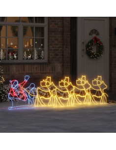 Decorazione di Natale LED Multicolore 69 x 79 cm PVC