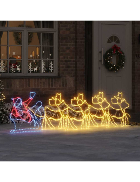 Decorazione di Natale LED Multicolore 69 x 79 cm PVC