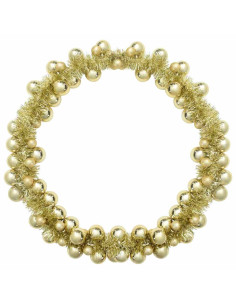 Ghirlanda di Palline di Natale Oro 186 cm Polistirolo