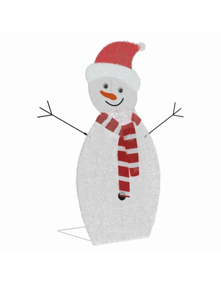 Familia di Pupazzi di Neve Illuminati 3 pcs Bianco caldo
