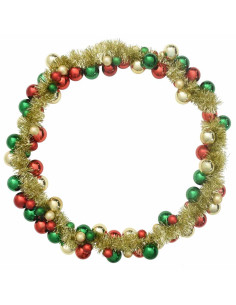 Ghirlanda di Palline di Natale Multicolore 186 cm Polistirolo