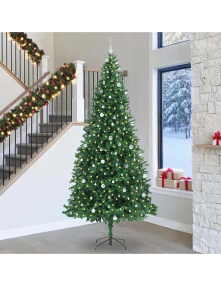Albero di Natale artificiale con 300 LED Verde 300 cm