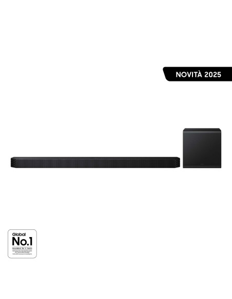 Samsung Soundbar HW-QS700F/ZF, Audio 3.1.2 canali, Wireless Dolby Atmos, 2025