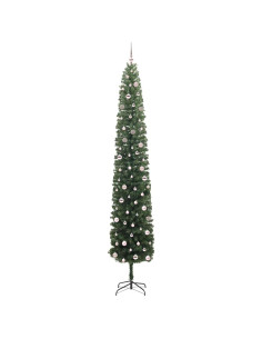 Albero di Natale artificiale with LEDs Verde 300 cm PVC