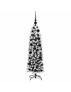 Albero di Natale snodato Verde 120 cm Plastica e metallo