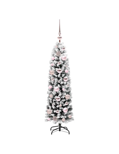 Albero di Natale artificiale con 150 LED Verde 120 cm