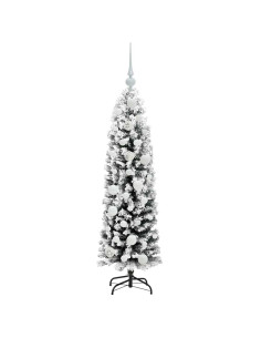 Albero di Natale snodato Verde 120 cm Plastica e metallo