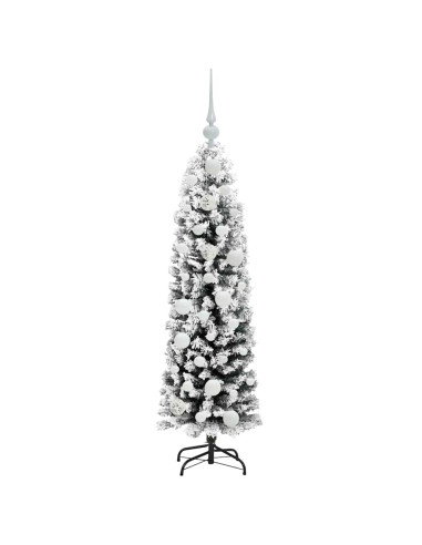 Albero di Natale artificiale con 150 LED Verde 120 cm