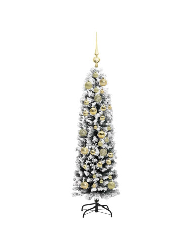 Albero di Natale artificiale con 150 LED Verde 120 cm