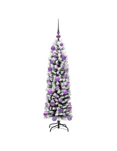 Albero di Natale snodato Verde 120 cm Plastica e metallo