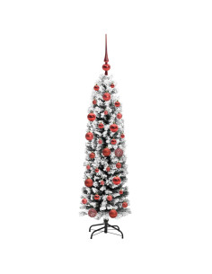 Albero di Natale snodato Verde 150 cm Plastica e metallo