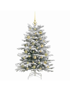 Albero di Natale Snodato Artificiale 120 cm PE e PVC