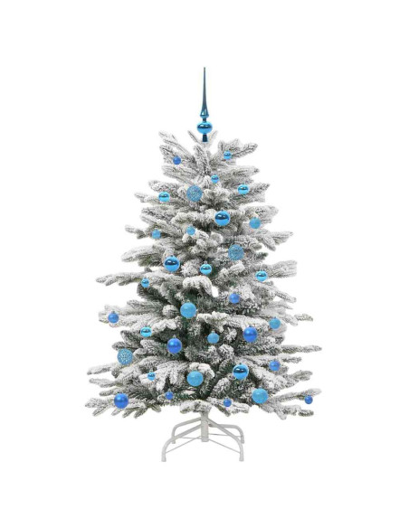 Albero di Natale Artificiale con Rami Pieghevoli Bianco 150 cm