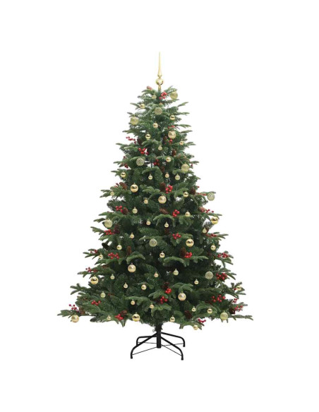 Albero di Natale artificiale con 300 LED Verde 240 cm
