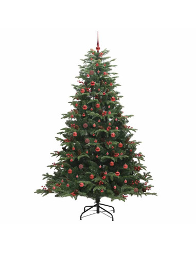 Albero di Natale artificiale con 300 LED Verde 240 cm