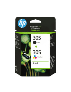 HP Confezione da 2 cartucce di inchiostro originale 305 in Tri-color/ nero