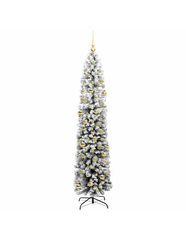 Albero di Natale artificiale con 300 LED Verde 210 cm